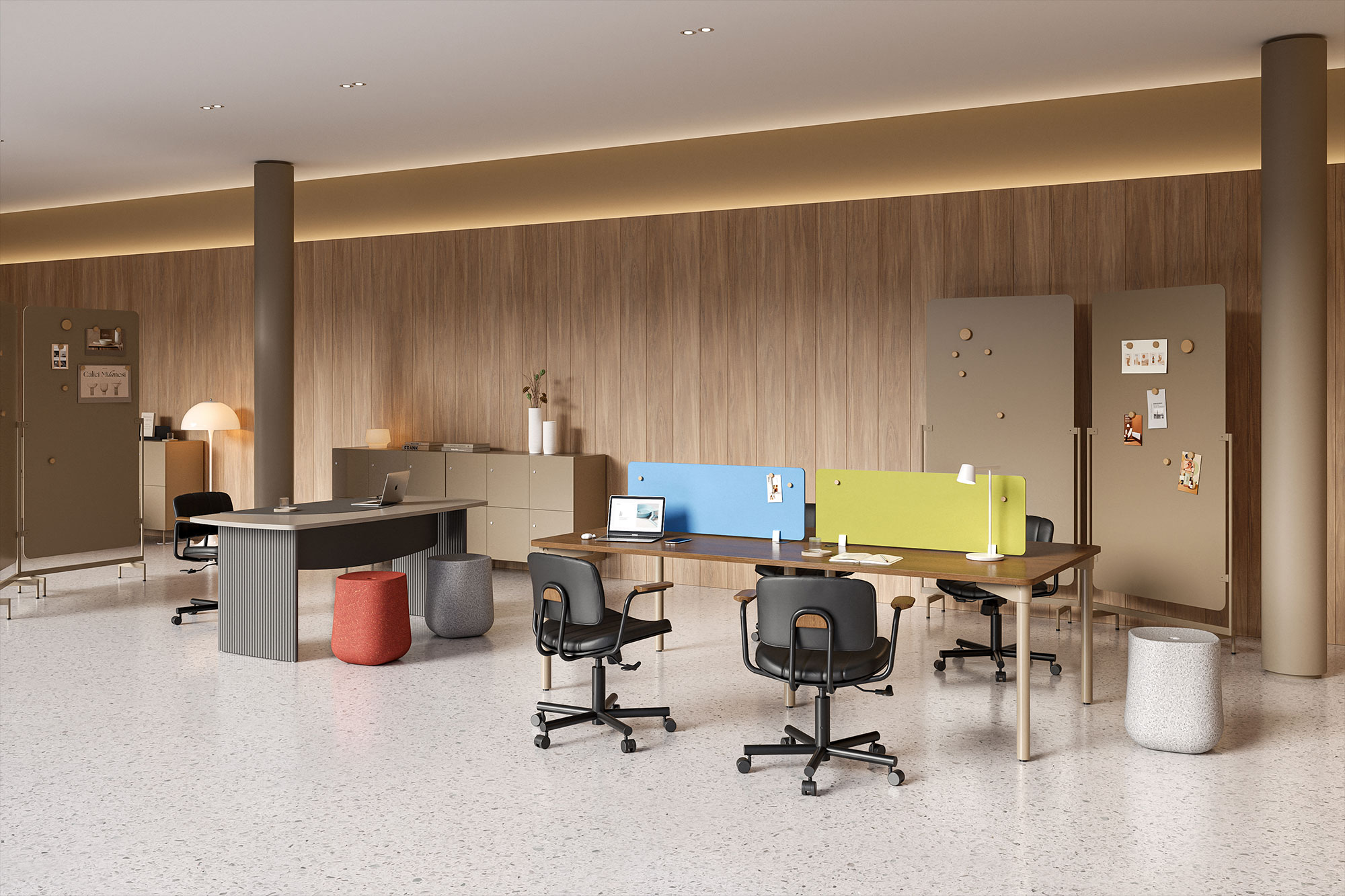จัดพื้นที่ Hybrid Workplace ด้วยฉากกั้น