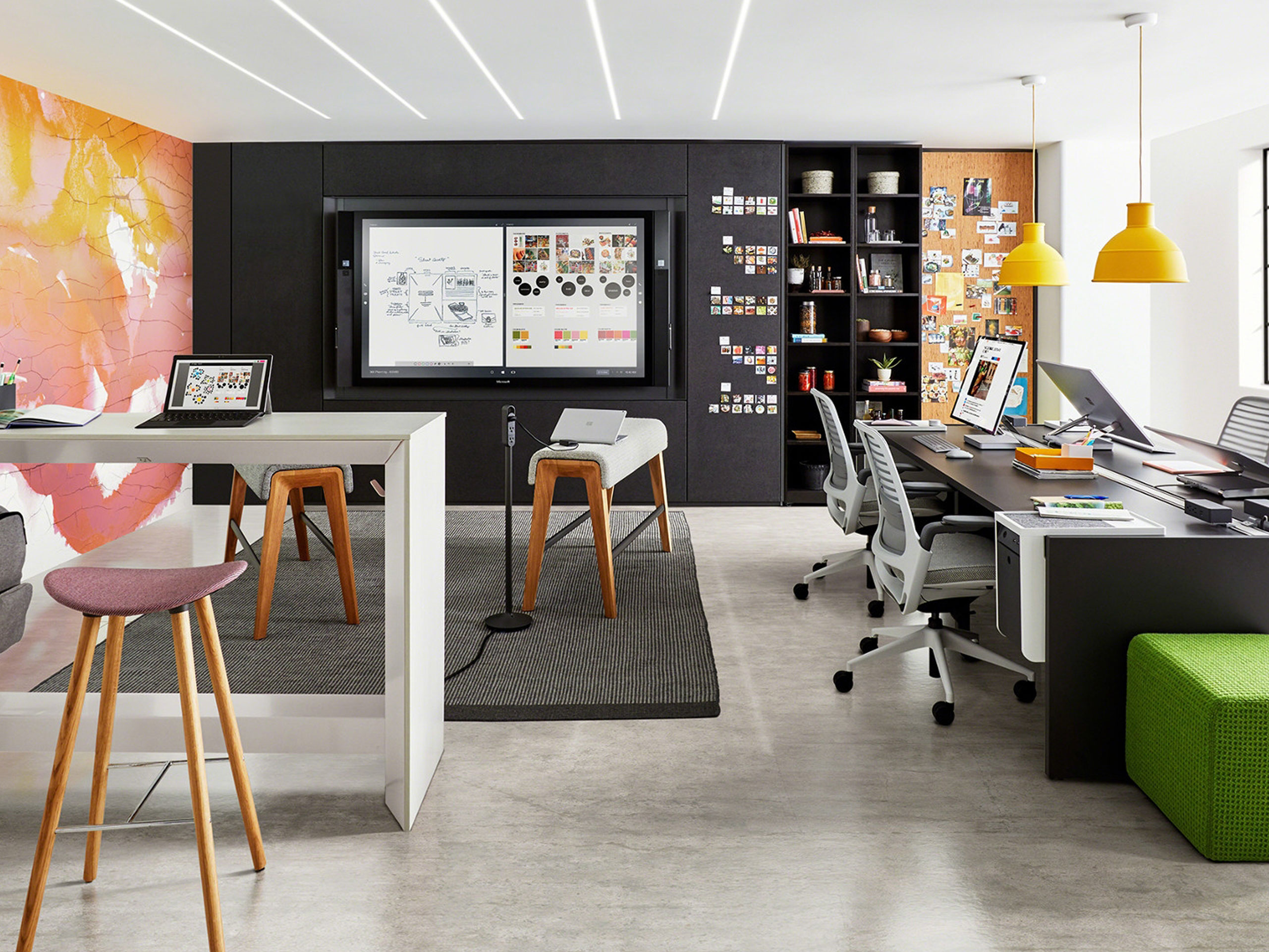 การเลือกสีสำหรับ Office Design