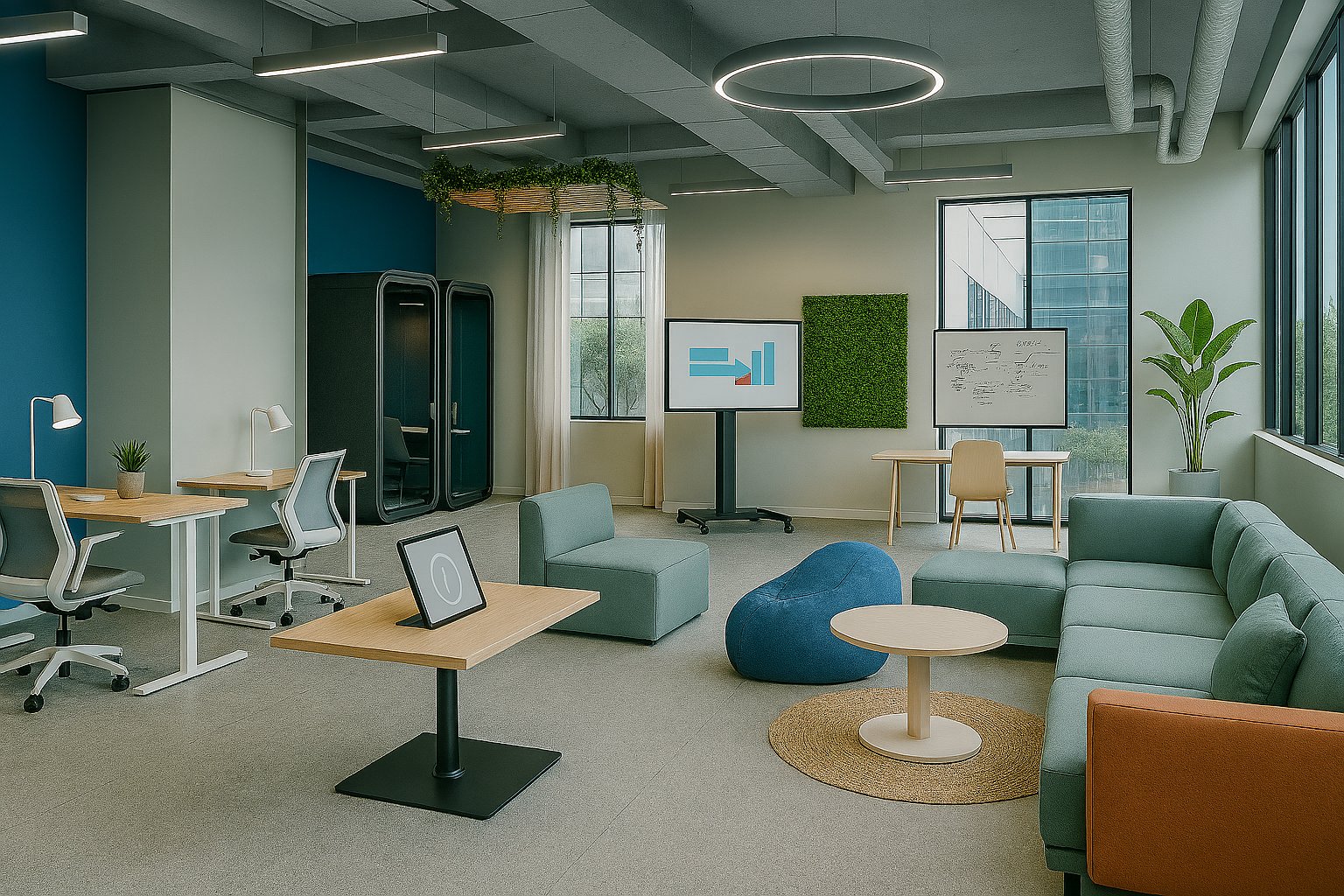 ออกแบบ Hybrid Space