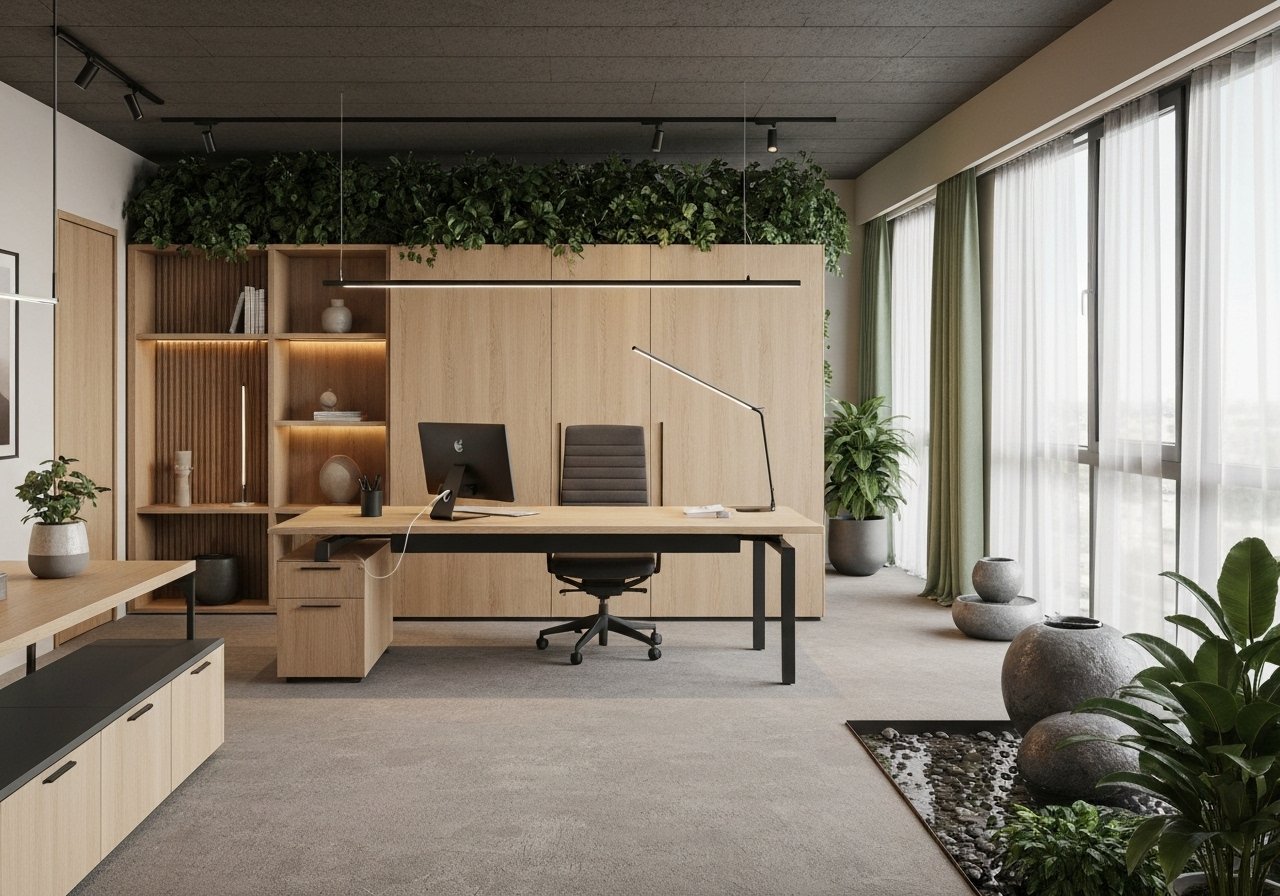 จัดพื้นที่ทำงานรับพลังธรรมชาติ ด้วย Biophilic Design