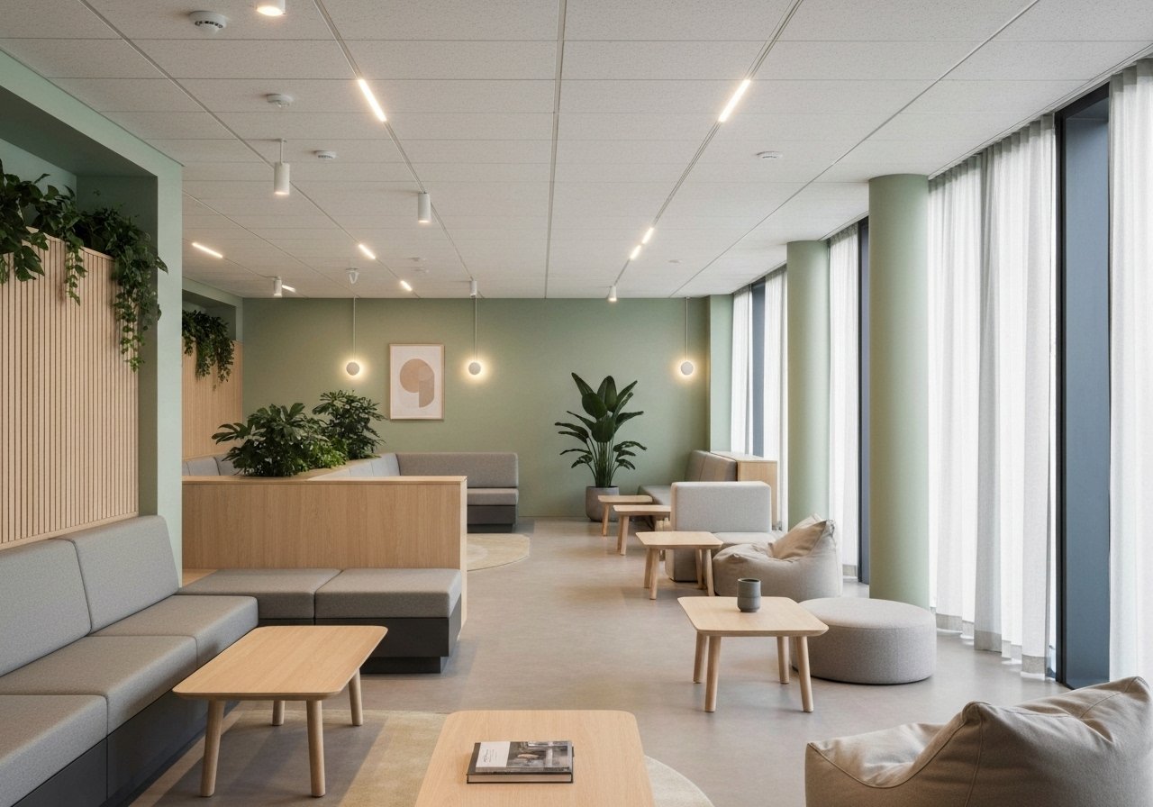 Recreation Space ตกแต่งออฟฟิศ สไตล์มินิมอล