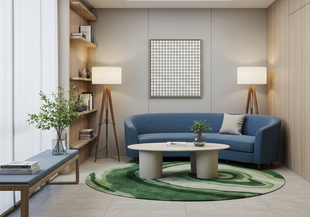 มุมห้องนั่งเล่นที่น่าอยู่และน่าทำงาน