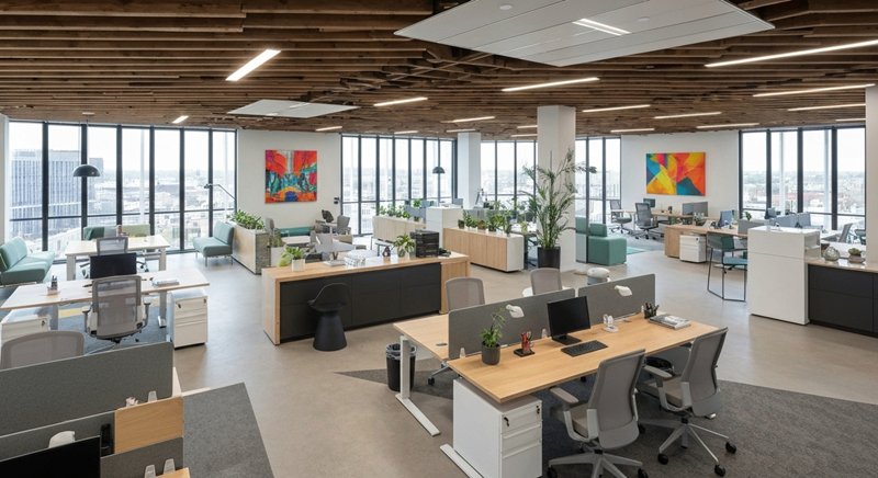 ออกแบบออฟฟิศยุคใหม่ โทนสีแบบไหนเหมาะกับ Open Space