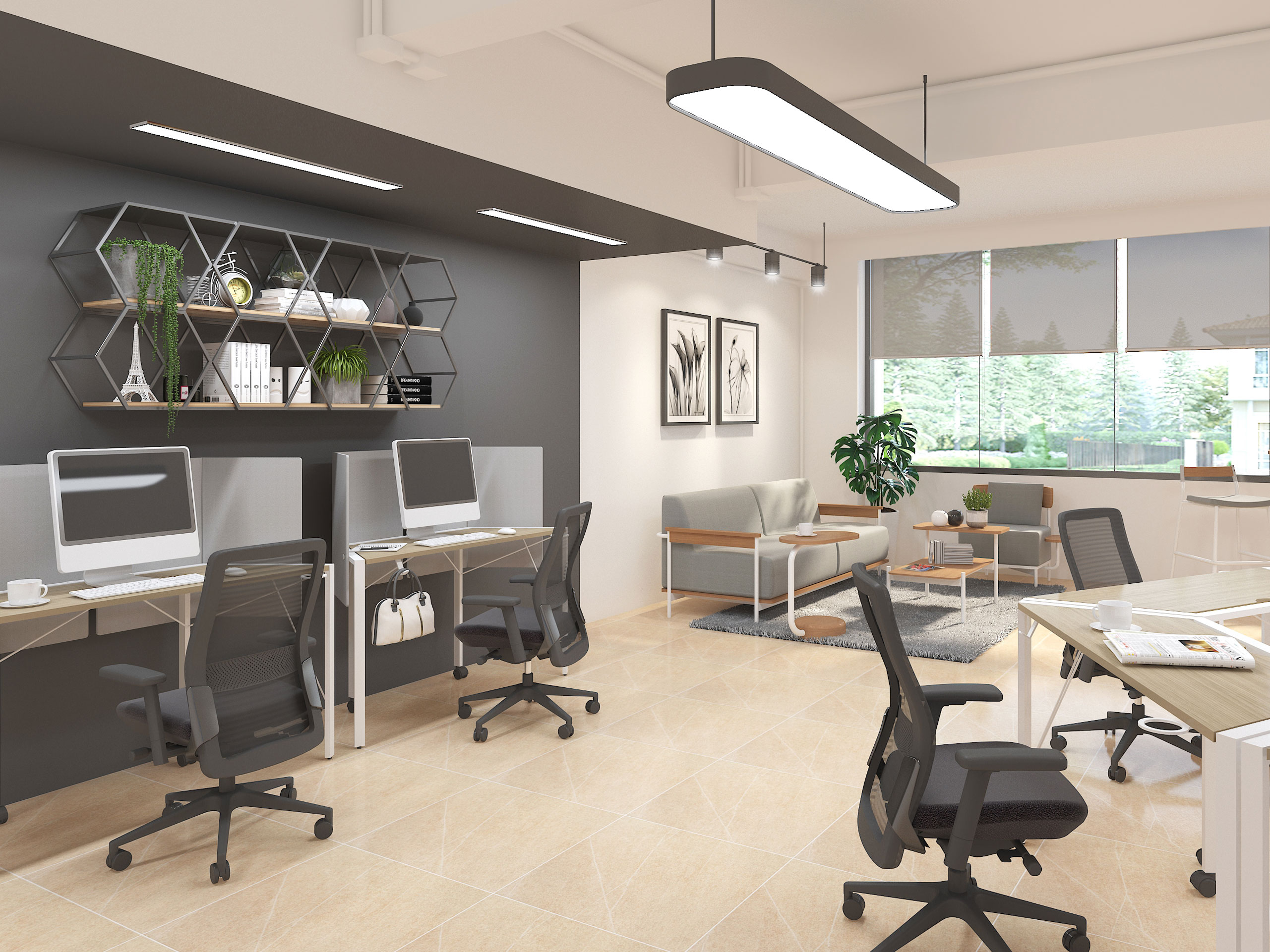 จัดพื้นที่ทำงาน Modern Office
